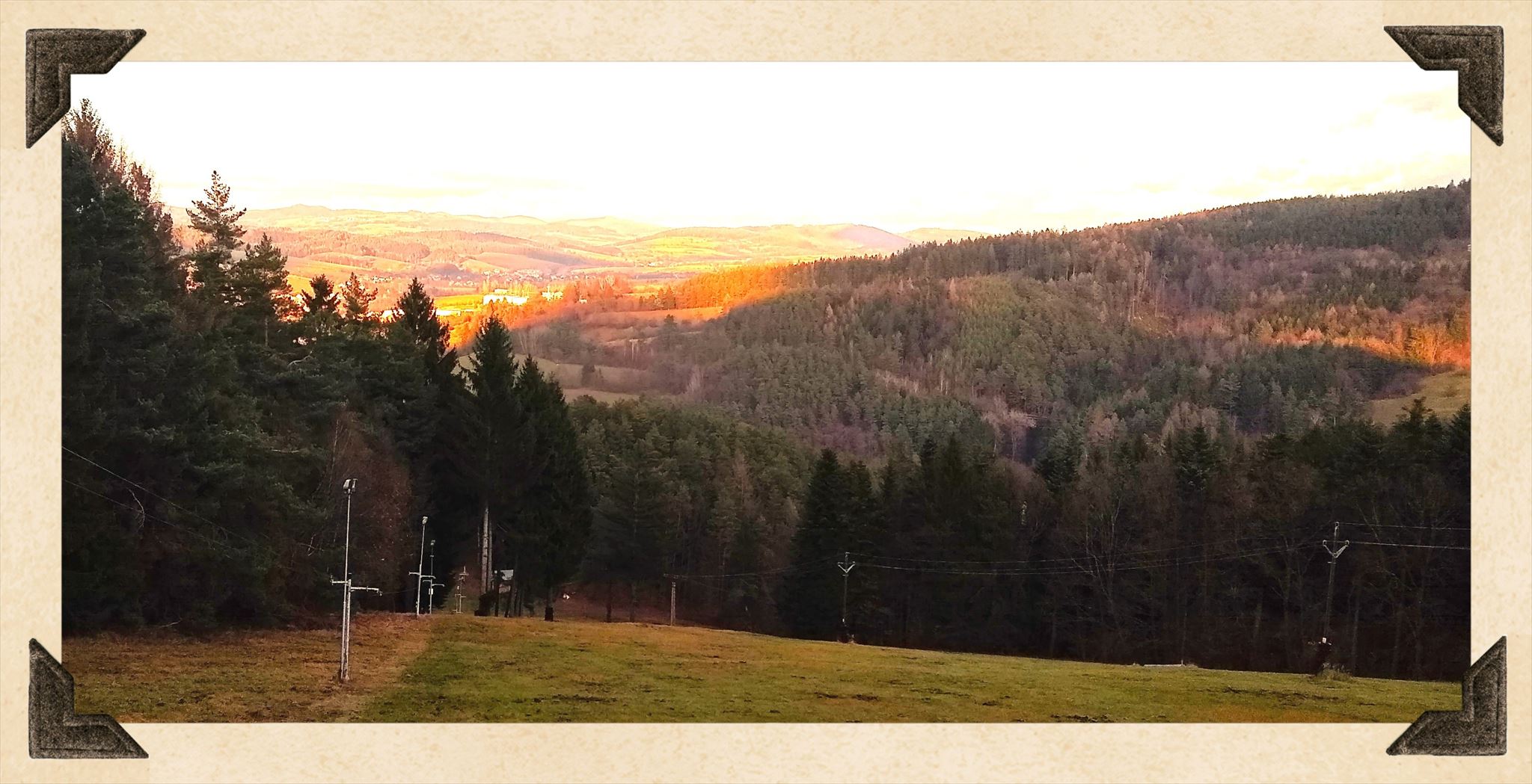 Výhled směr Poteč, Horní Lideč, Valašské Příkazy, Pulčín