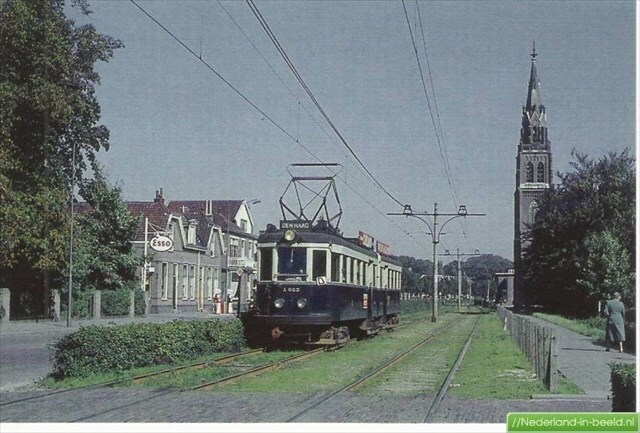 Historische foto van de halte