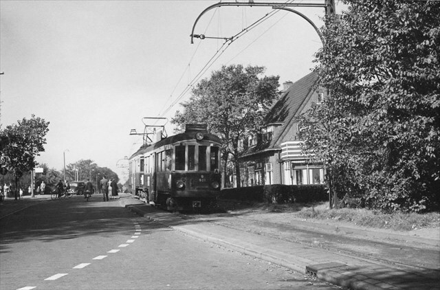 Historische foto van de halte