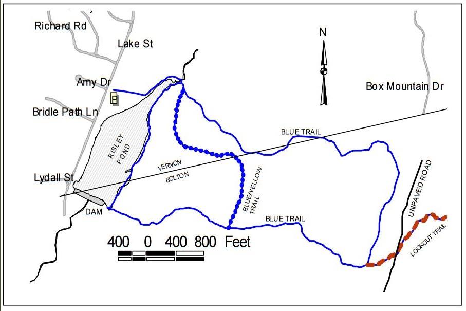 Trail Map - Risley Reservoir
