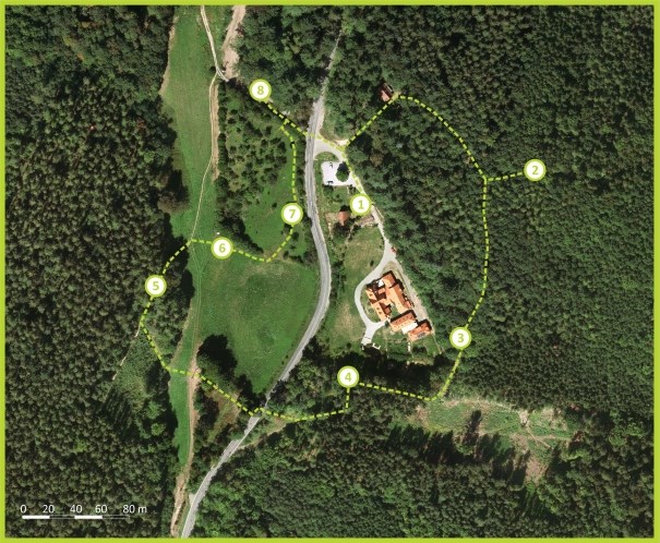 Mapa naučné stezky