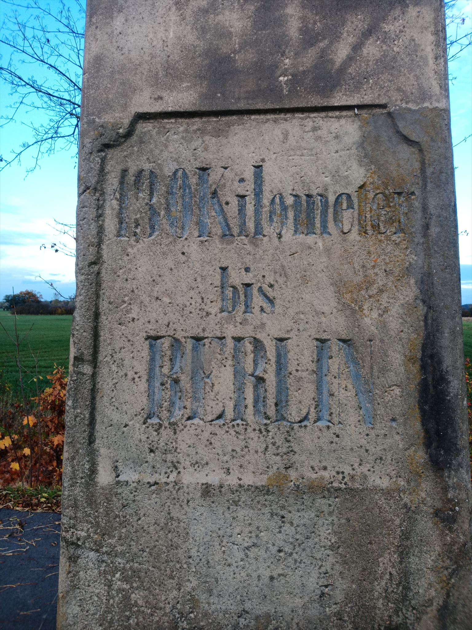 130 Kilometer bis BERLIN
