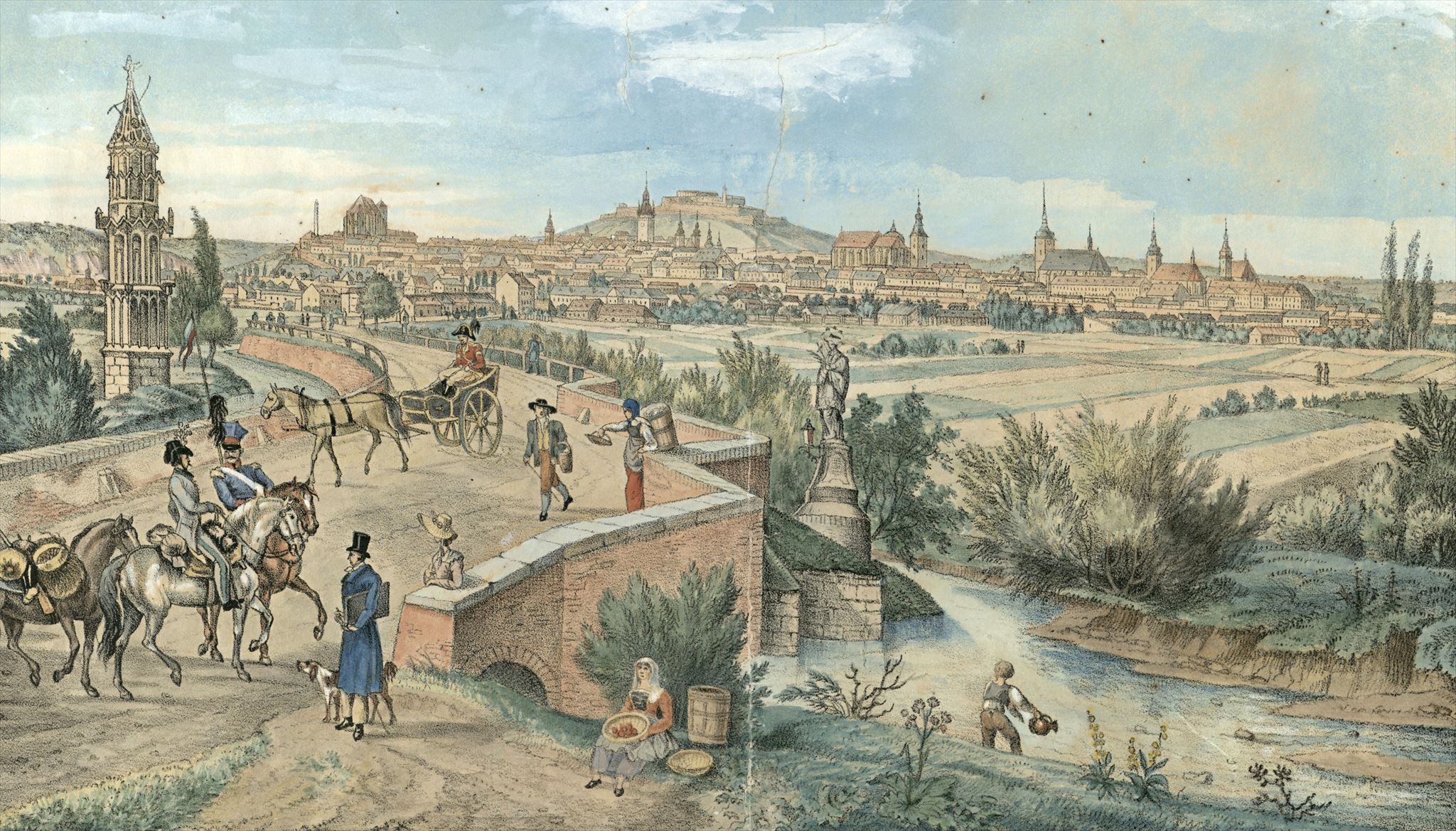 Zderadův sloup, 1825 (Franz Richter)