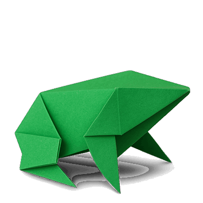 Frog - Origami animals