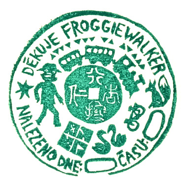 Froggiewalkerovo sváteční podpisové razítko