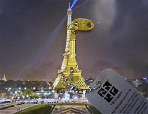 Minz TB - Eifelturm III (gold)