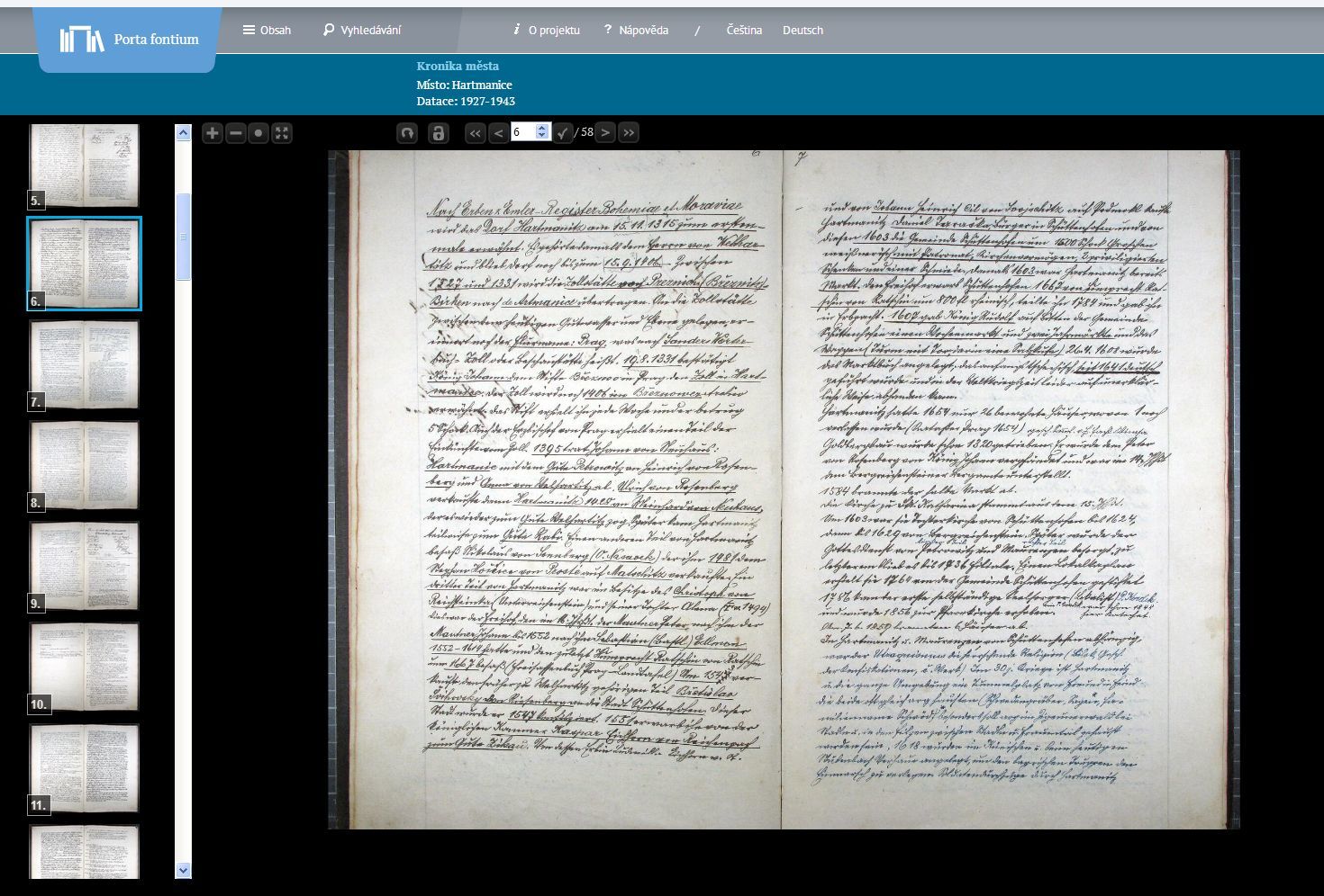 Hartmanická kronika Hartmanická kronika