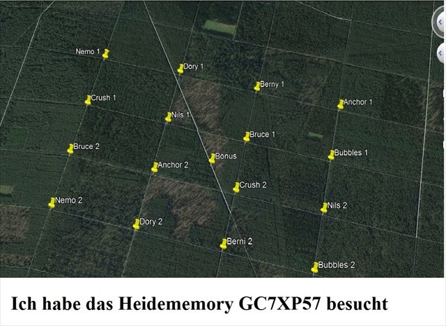 Ich habe das Heidememory GC7XP57 besucht