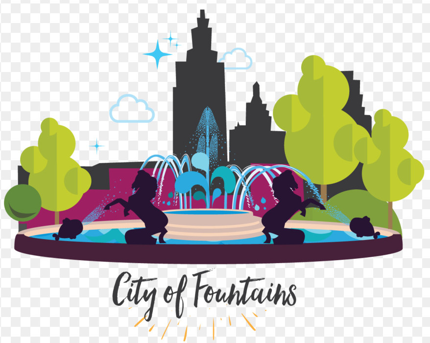 Kansas City Fountain Tour Map