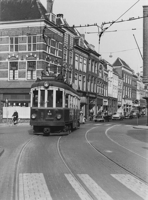 Historische foto van de halte