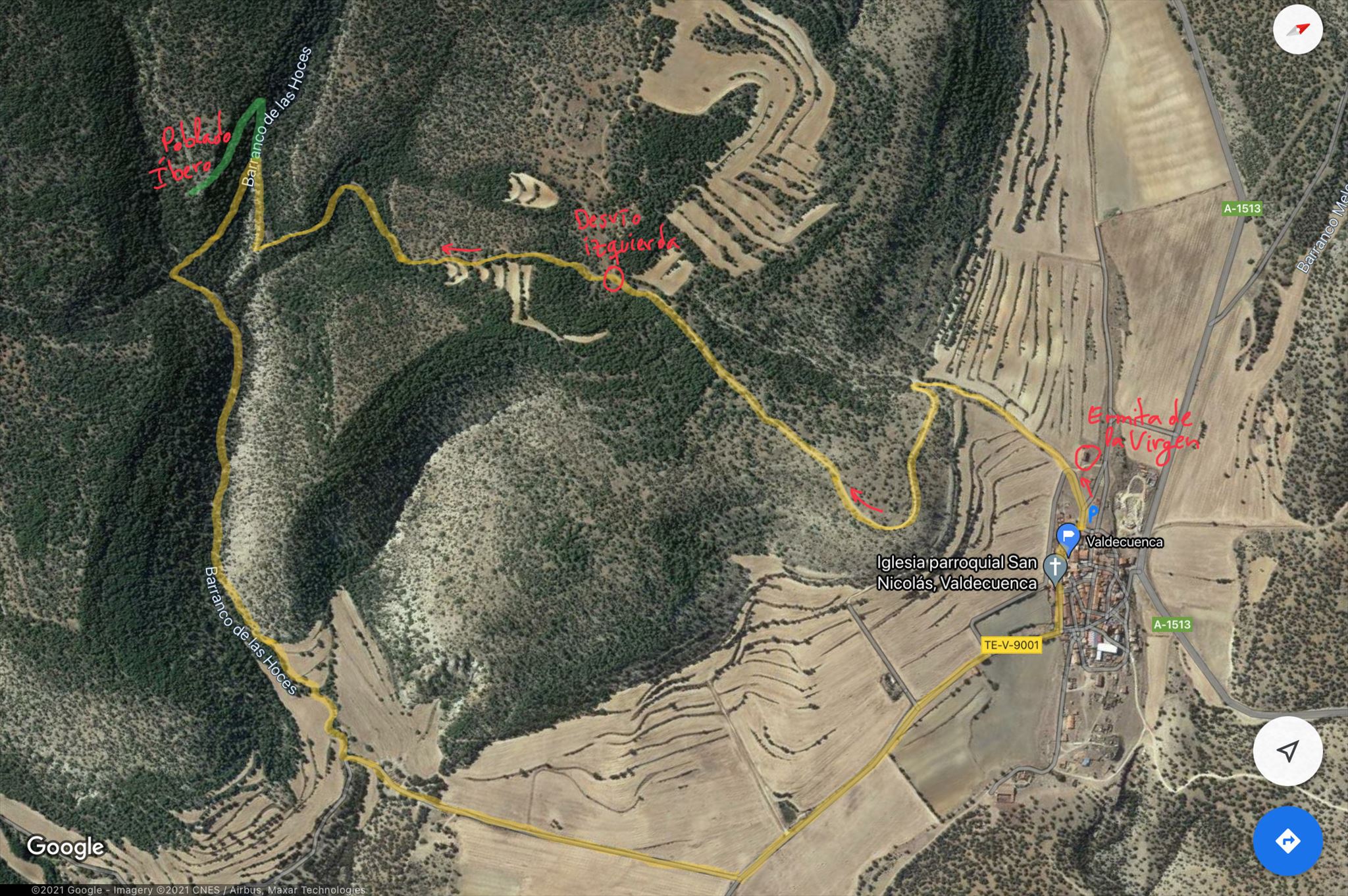 Itinerario poblado Íbero