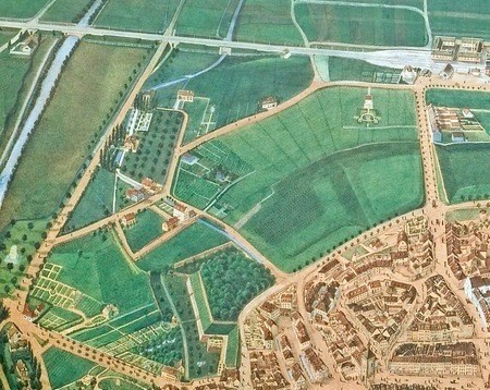 Im Grün auf dem Lerchplan 1852