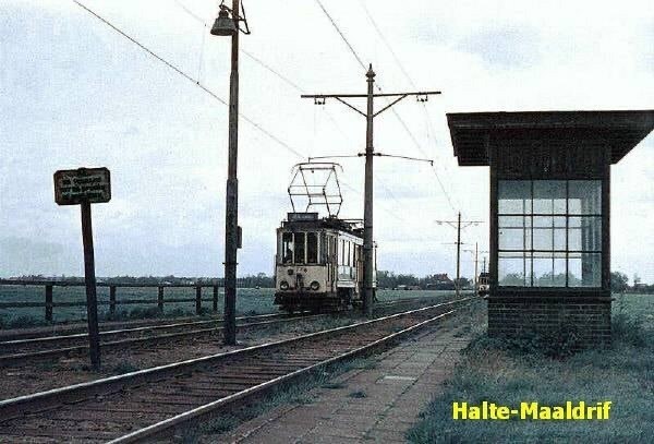 Historische foto van de halte