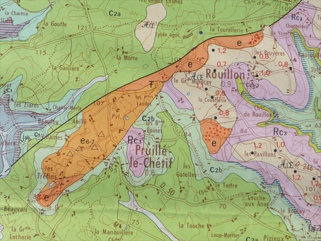 carte géologique