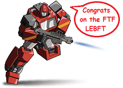 Congrats on the FTF LEBTF