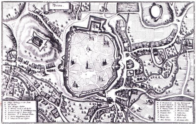Brno v roce 1650