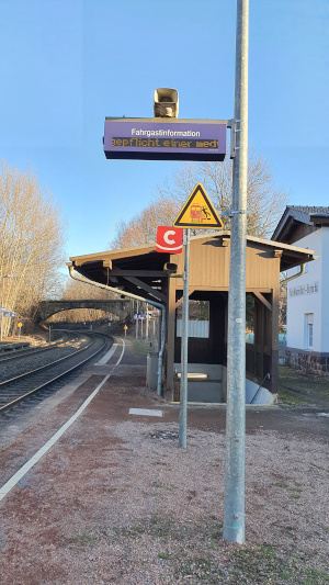 Bahnhof Borna Richtung?