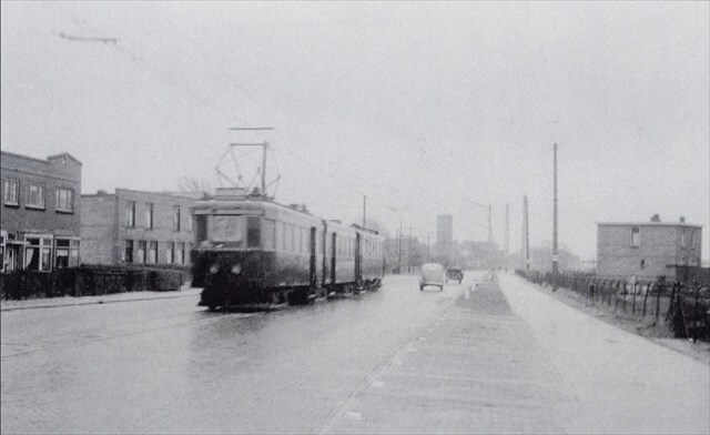 Historische foto van de halte