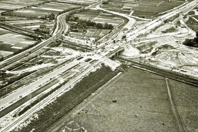 Historische foto van de halte