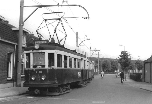 Historische foto van de halte