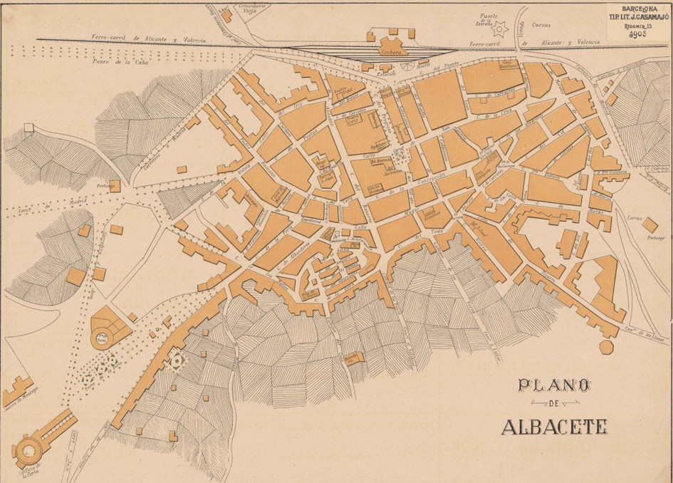 Plano Albacete 1903
