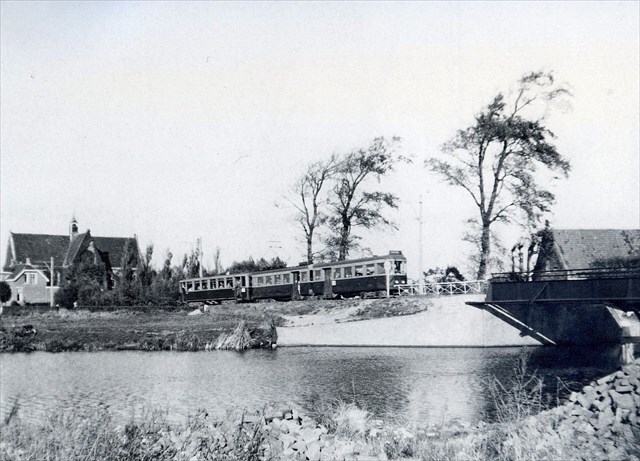 Historische foto van de halte