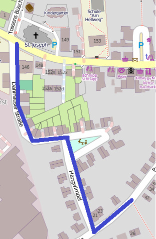 Durch den Hangwimpel