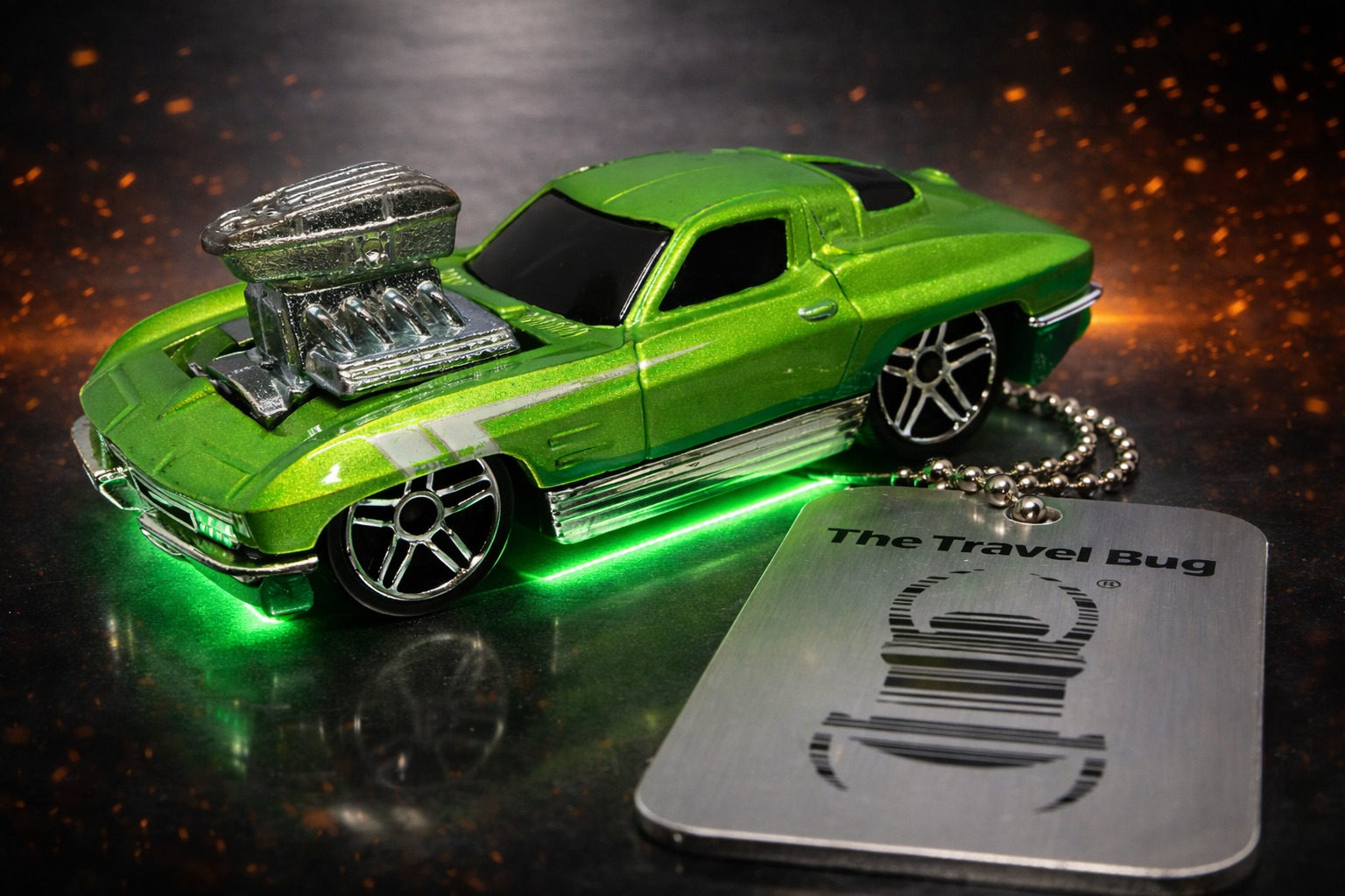 Minz TB - ' 63 Corvette Tooned - Metallic Grün 2004