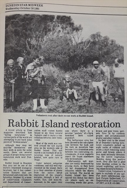 GC9ATWA Rabbit Island Hermit Cache Challenge (Otago) (Unknown Cache) in ...