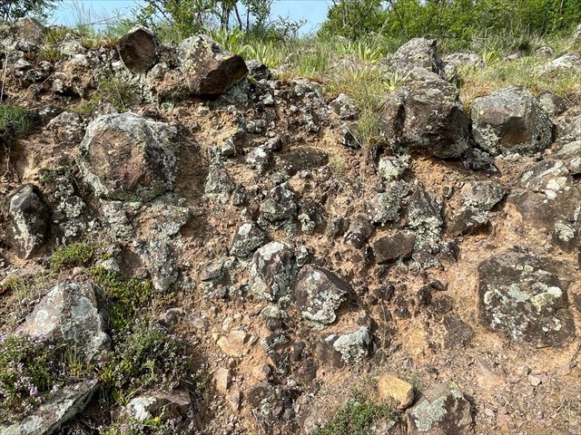 Lávová brekcia v Horšianskej doline.