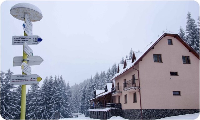 Chata na Kubínskej holi - zima 2017/2018