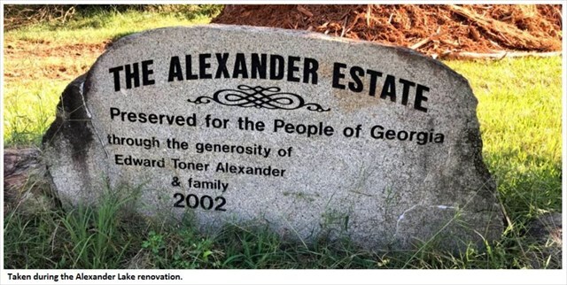 Alexander Lake and surrounding landscape