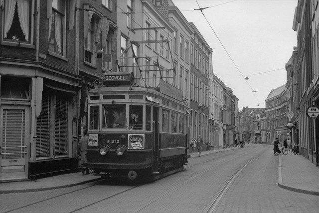 Historische foto van de halte