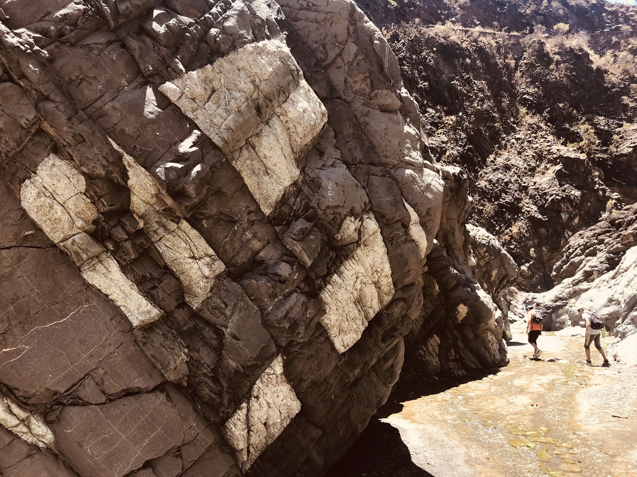 Dykes at Caldera de Taburiente
