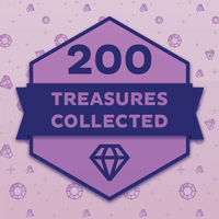 200 Treasures Collected