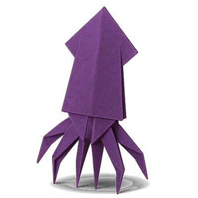 Squid - Origami animals