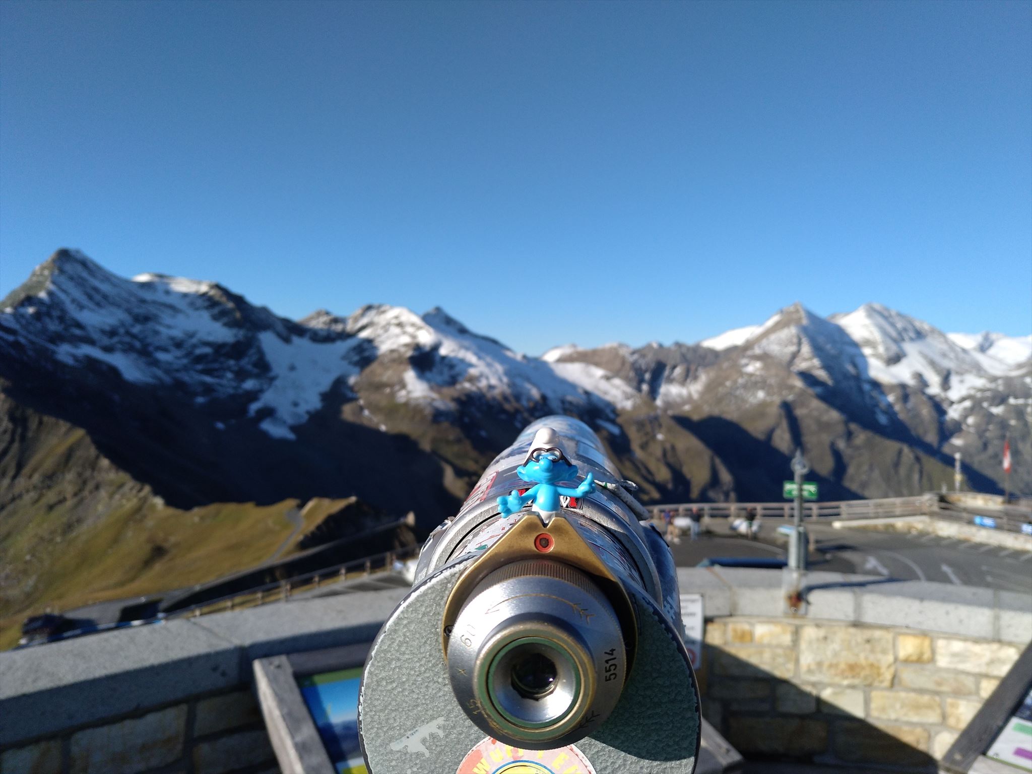 Glocknerblick von der Edelweißspitze