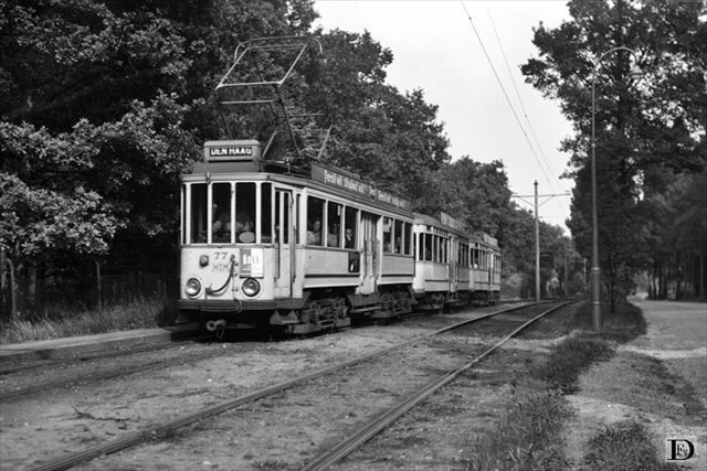 Historische foto van de halte