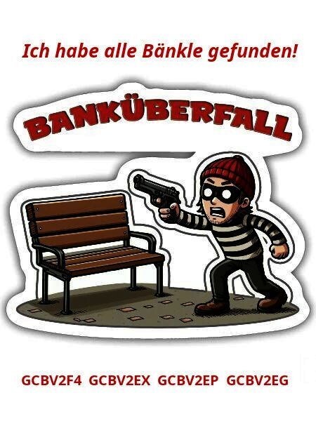 Ich habe alle Bänkle gefunden!