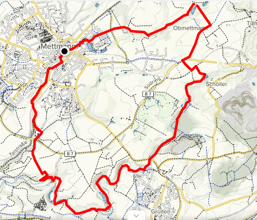 Übersicht über die Strecke