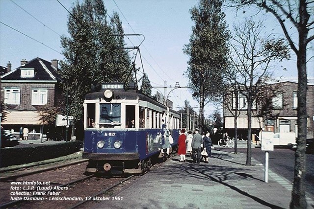 Historische foto van de halte