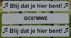 Blij dat je hier bent 