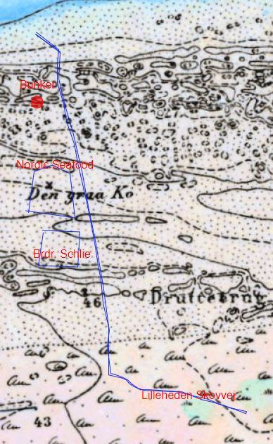Kortudsnit fra 1899. Læsbar størrelse i arkivet! kortudsnit