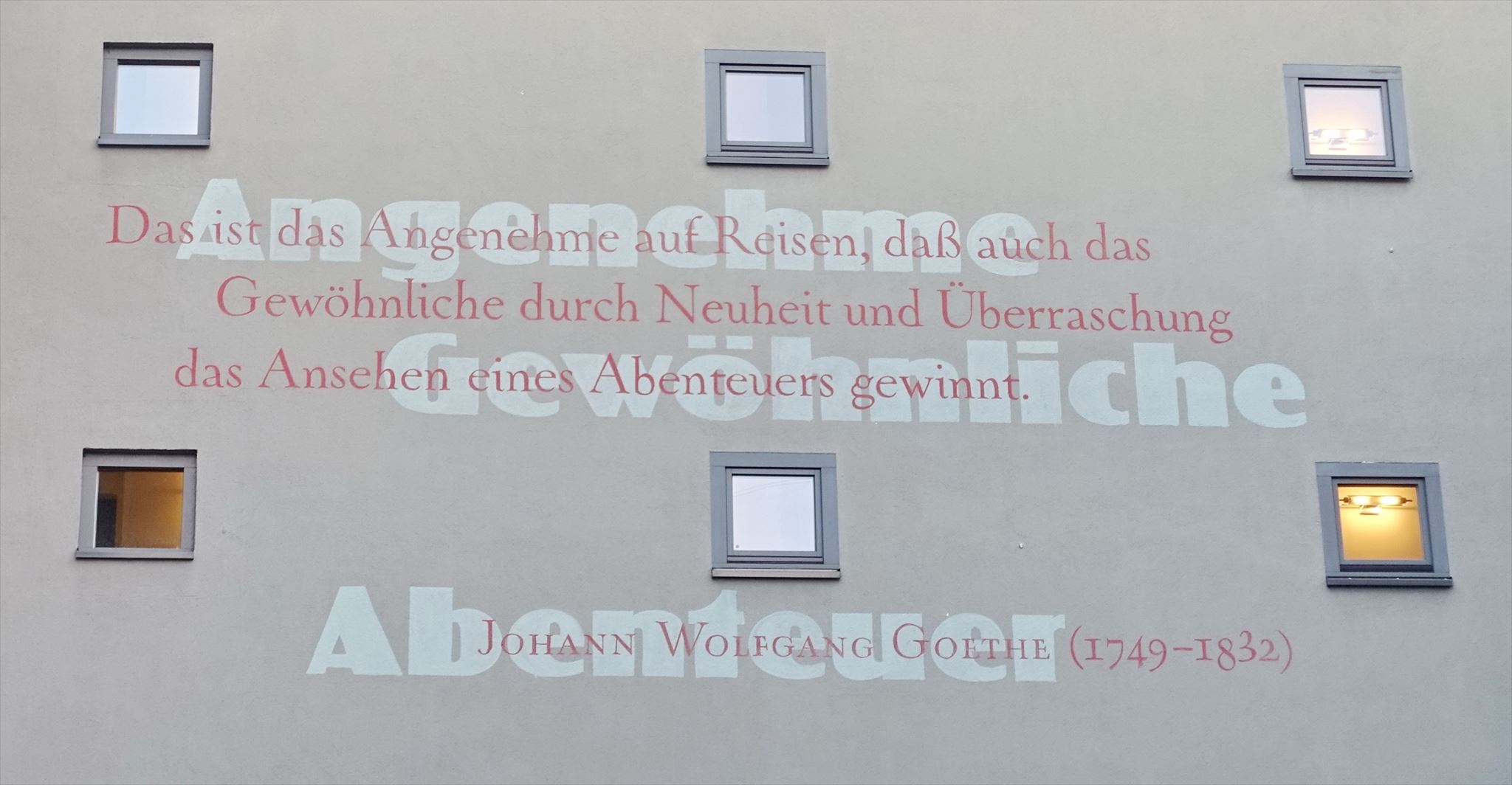 Words on the Wall - G