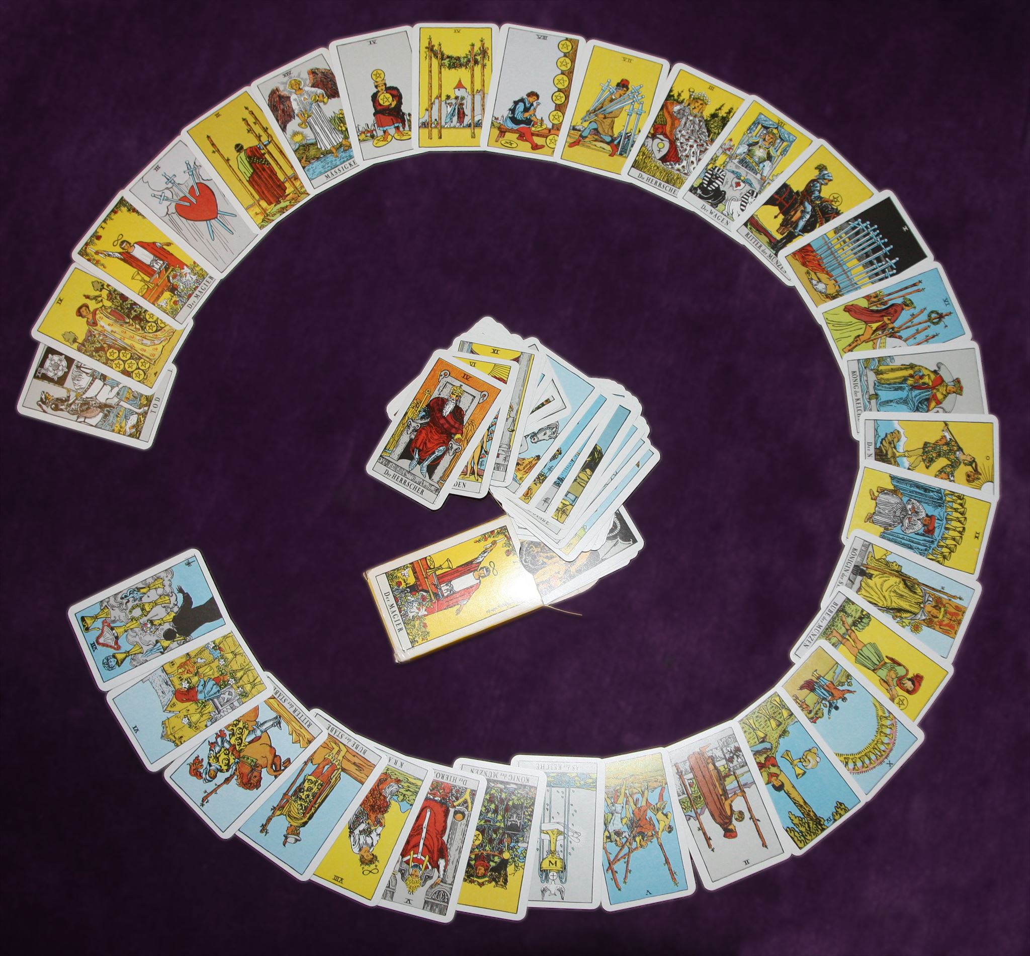 Card set of fortune teller