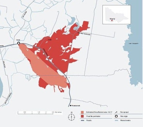 Final Fire Area: Weerite-Pomborneit Fire