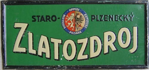 Reklamní cedule Zlatozdroj