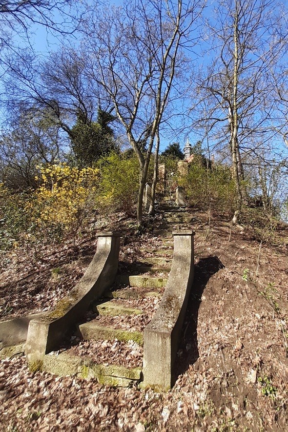 Schody - dnes již nepoužívané
