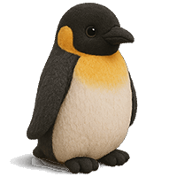 Edward the Emperor Penguin - Plush bird watching
