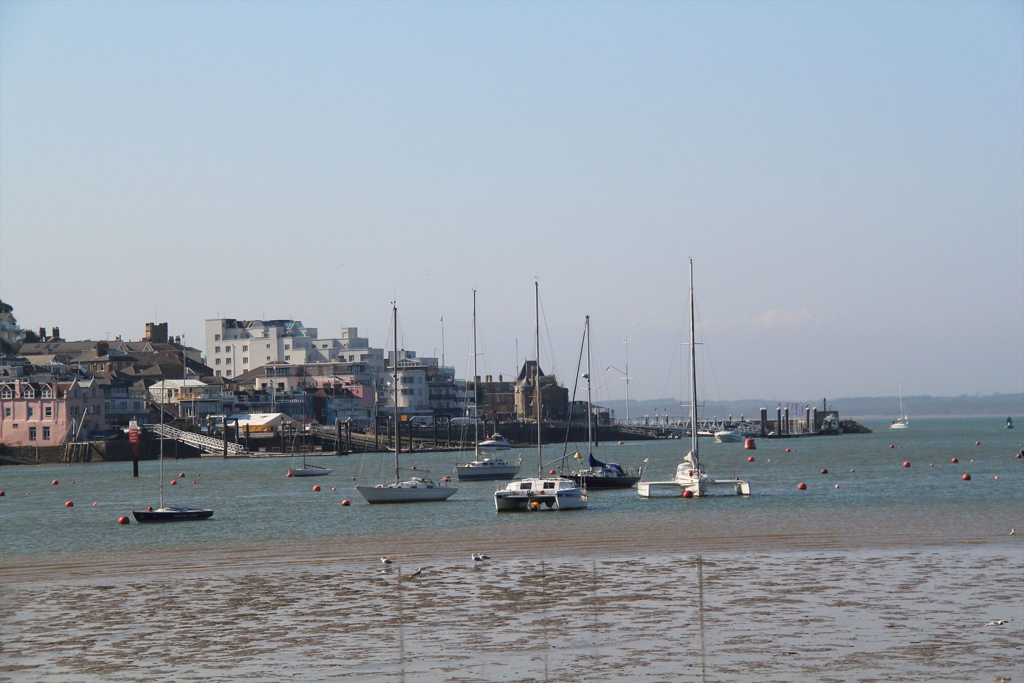 A view of West Cowes from the other Cowes. No actual cows were harmed in the taking of this likeness